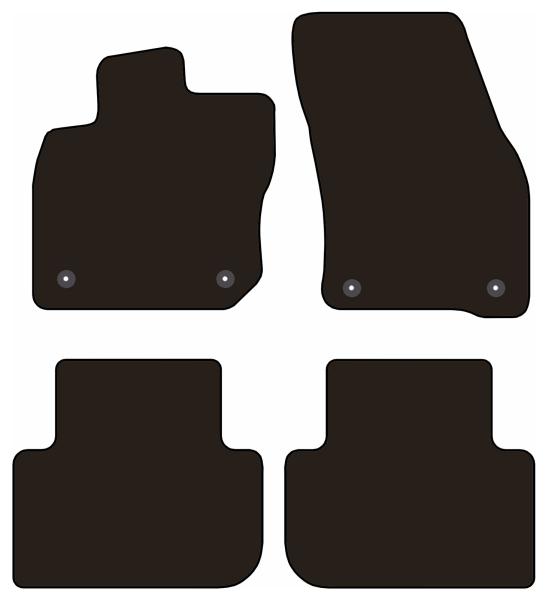 Tappeti moquette Tailor VOLKSWAGEN Tiguan III 23> (ibrida mild)