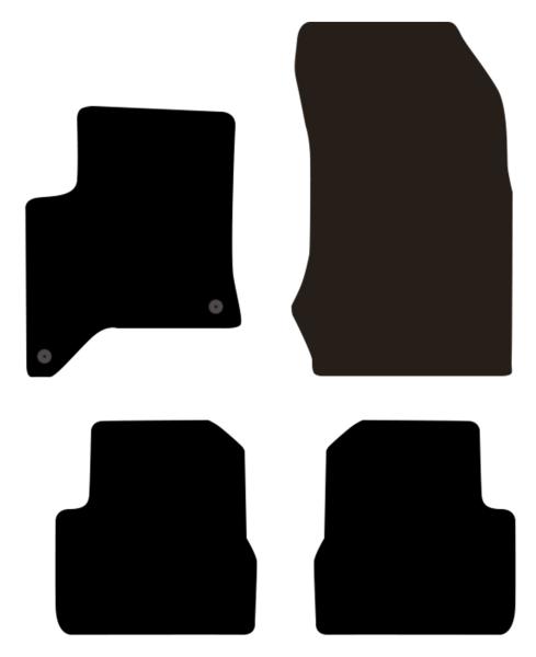 Tappeti moquette Tailor CITROEN C4 III / DS 3 / LANCIA Ypsilon IV / OPEL Corsa F, Mokka / PEUGEOT 208 24> (ibride)