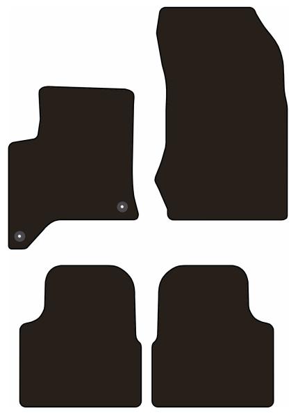 Tappeti moquette Tailor PEUGEOT 2008 24> (ibrida)
