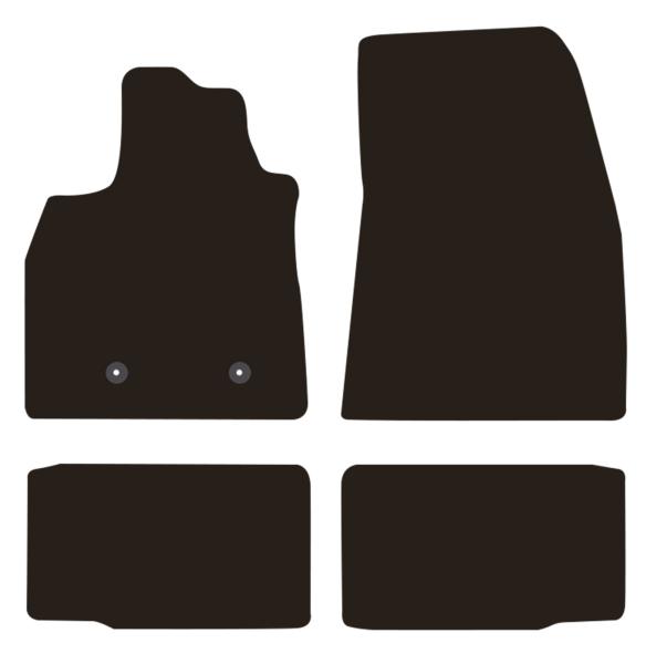 Tappeti moquette Tailor DACIA Duster III 24> (ibrida full)