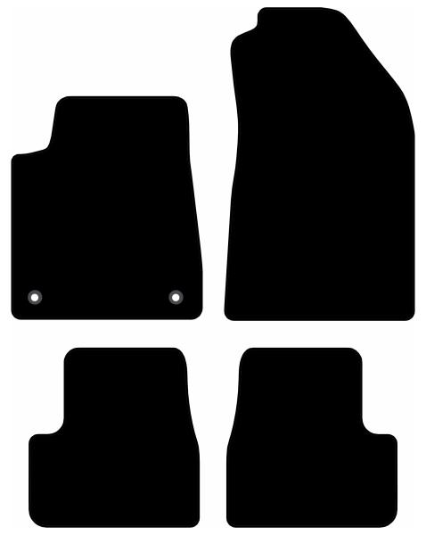 Tappeti moquette Tailor CITROEN C3 IV 24> - FIAT Grande Panda 25> (no ibride ed elettriche)