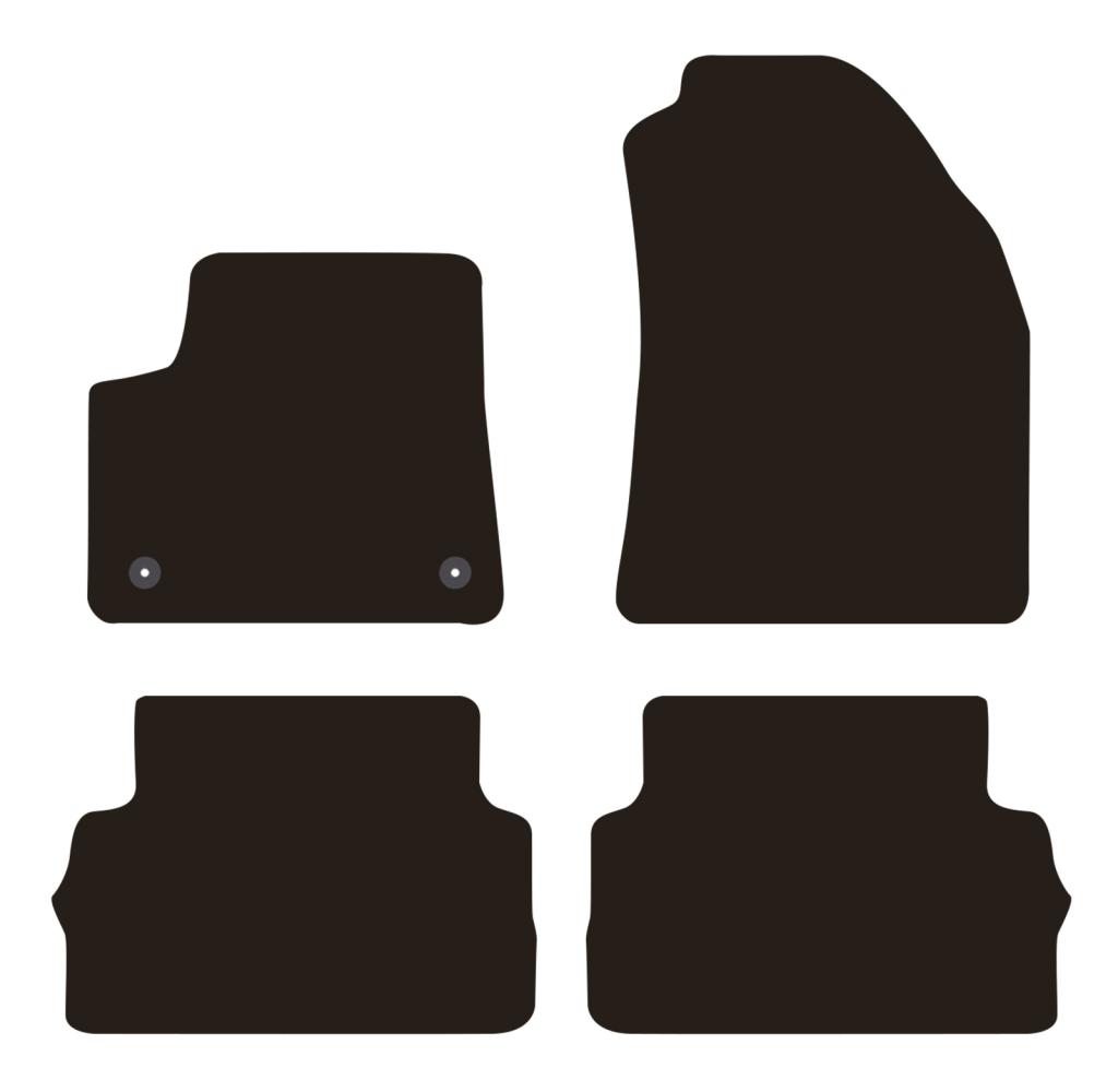 Tappeti moquette Tailor CITROEN C3 IV 24> - FIAT Grande Panda 25> (elettriche)