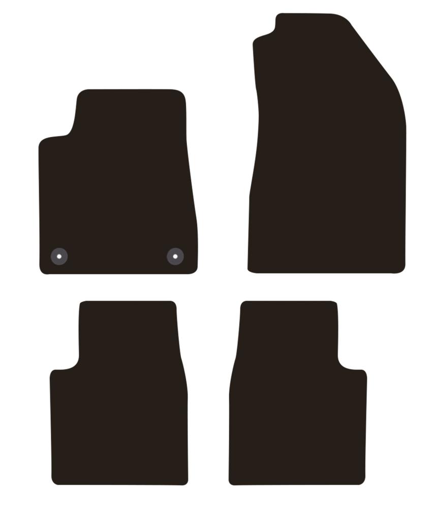 Tappeti moquette Tailor CITROEN C3 Aircross 24> (no ibrida ed elettrica)