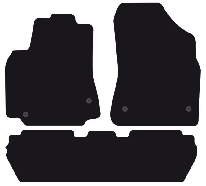Tappeti moquette Tailor CITROEN Berlingo 5p. 08>18 - PEUGEOT Partner Tepee 08>18