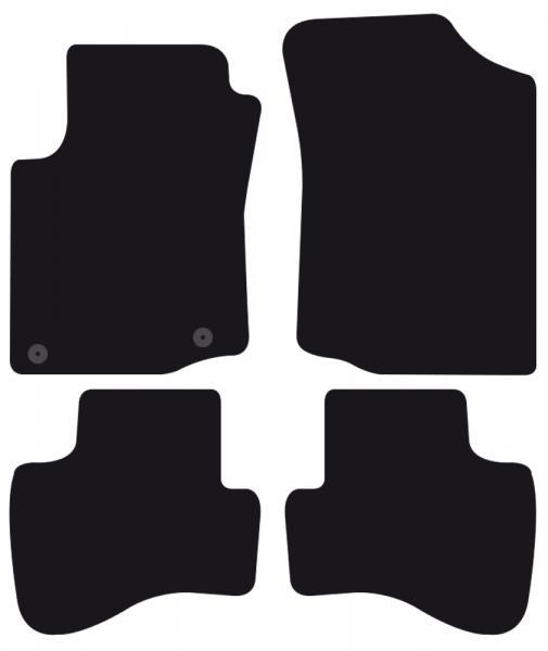 Tappeti moquette Tailor CITROEN C1 3/5p. 05>10 - PEUGEOT 107 3/5p. 05>12, 12> - TOYOTA Aygo 3/5p. 05>14