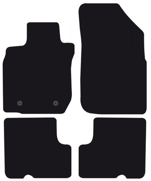 Tappeti moquette Tailor DACIA Duster 2x4 10>13