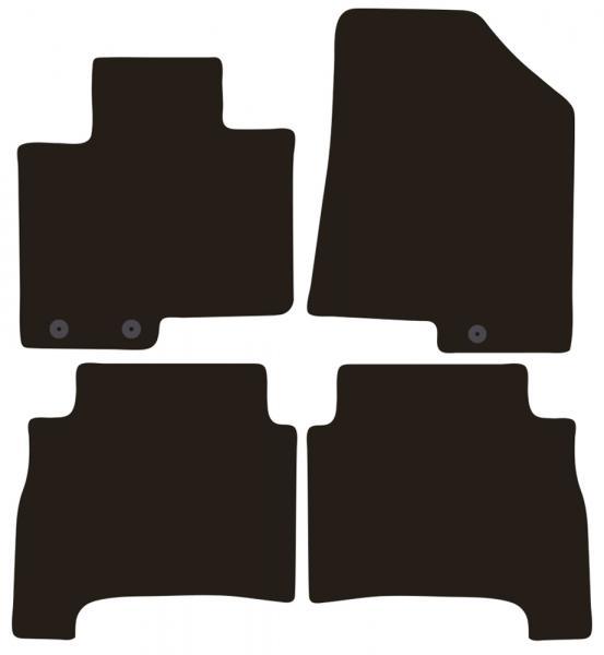 Tappeti moquette Tailor KIA Sorento 09>12 5 posti