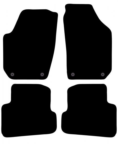 Tappeti moquette Tailor SKODA Fabia 5p. e wagon 07>14