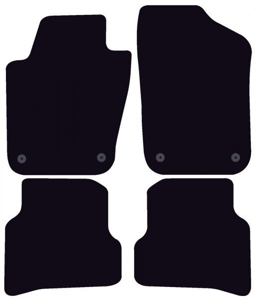 Tappeti moquette Tailor SKODA Fabia 5p. 14>21 e wagon 14>18, 18> - VOLKSWAGEN Polo 3/5p. 09>17