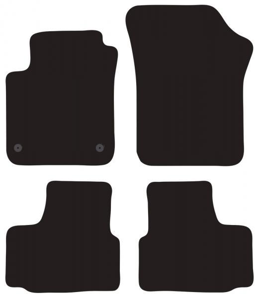 Tappeti moquette Tailor SEAT Mii 11> - SKODA Citigo 11> - VOLKSWAGEN Up! 11>16, 16> (no elettriche)