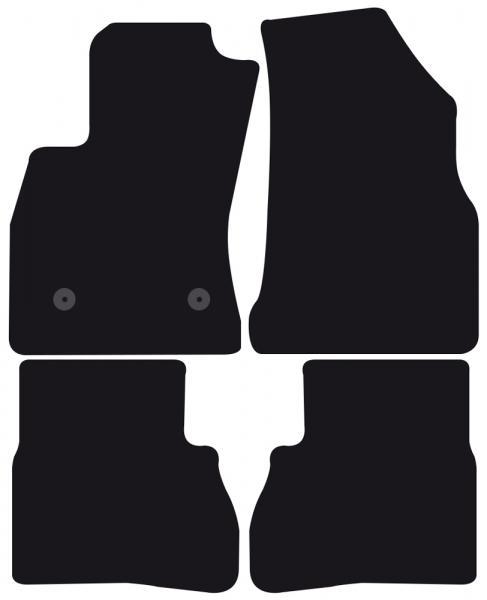 Tappeti moquette Tailor OPEL Combo D Tour 5p. 12>18