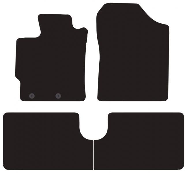 Tappeti moquette Tailor TOYOTA Yaris 3/5p. 11>20 (no Hybrid)