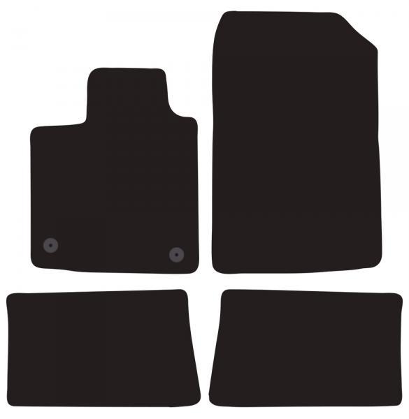Tappeti moquette Tailor RENAULT Twingo II 07>14