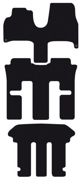 Tappeti moquette Tailor CITROEN C8 02>12, 12> - PEUGEOT 807 02>