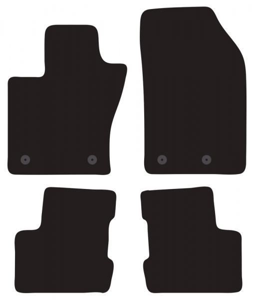 Tappeti moquette Tailor FIAT 500X 14>18, 18>