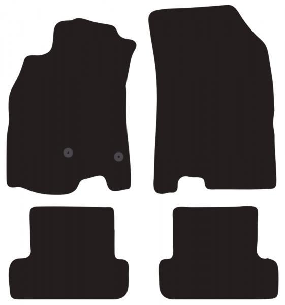 Tappeti moquette Tailor RENAULT Megane III 5p. e SW 15> (interasse fix 21 cm.), Megane III Coup� 09>