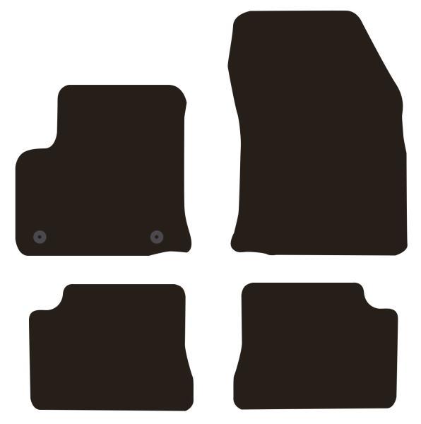 Tappeti moquette Tailor CITROEN DS3 Crossback 19> - LANCIA Ypsilon IV 24> - OPEL Corsa F 5p. 19> - PEUGEOT 208 5p. 19> (elettriche)