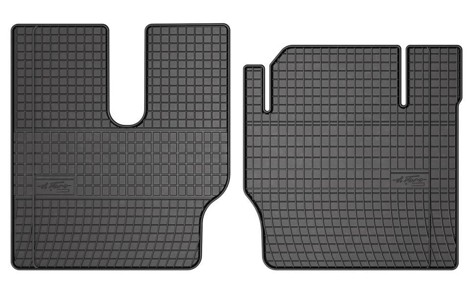 Tappeti gomma MAN F90 94>, F2000 94> (con poggiapiede lato passeggero)