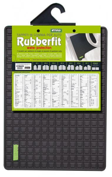 Tappeti gomma posteriori Rubberfit FITBACK