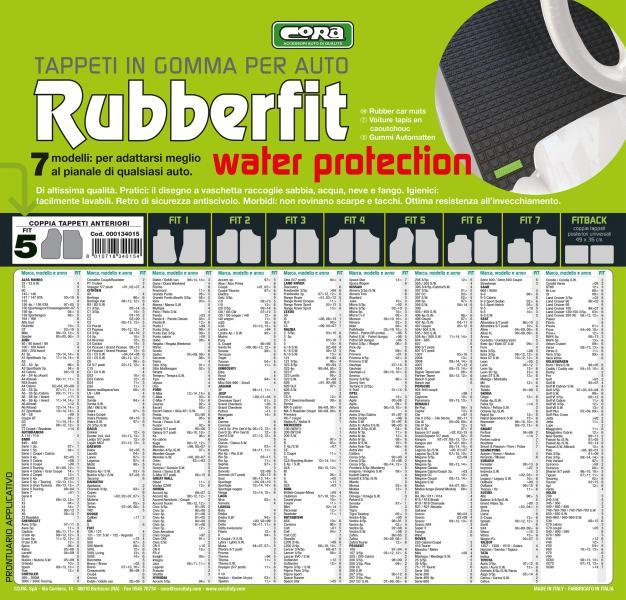 Tappeti gomma anteriori Rubberfit FIT5 - immagine 3