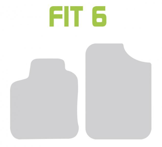 Tappeti gomma anteriori Rubberfit FIT6 - immagine 2