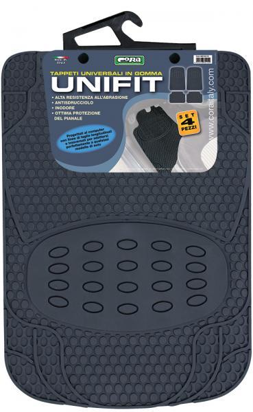 Set 4 tappeti gomma universali Unifit - immagine 2