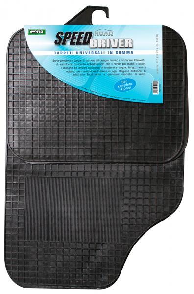 Set 4 tappeti gomma universali Speed Driver - immagine 3
