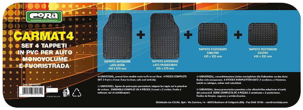 Set 4 tappeti pvc Carmat4 - immagine 5