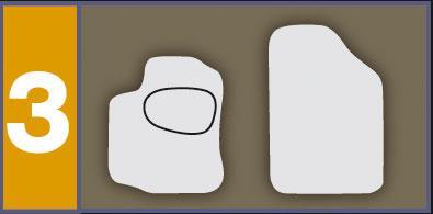 Set 4 tappeti moquette Actualfit grigio mod. 3 - immagine 2