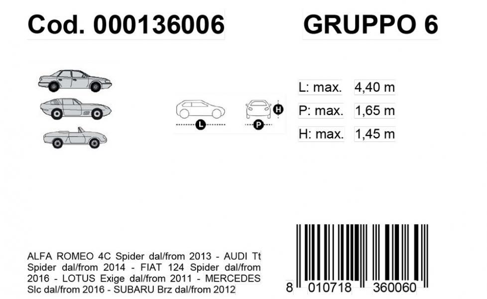 Copriauto Gabardine Car mod. 6 - immagine 3