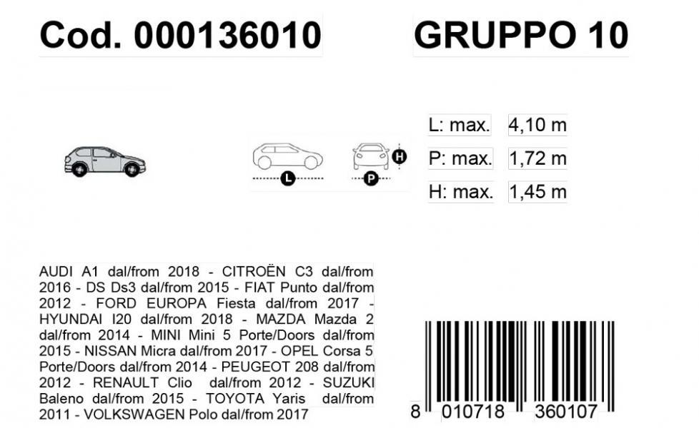 Copriauto Gabardine Car mod. 10 - immagine 3