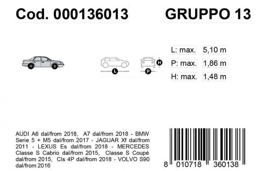 Copriauto Gabardine Car mod. 13 - immagine 3