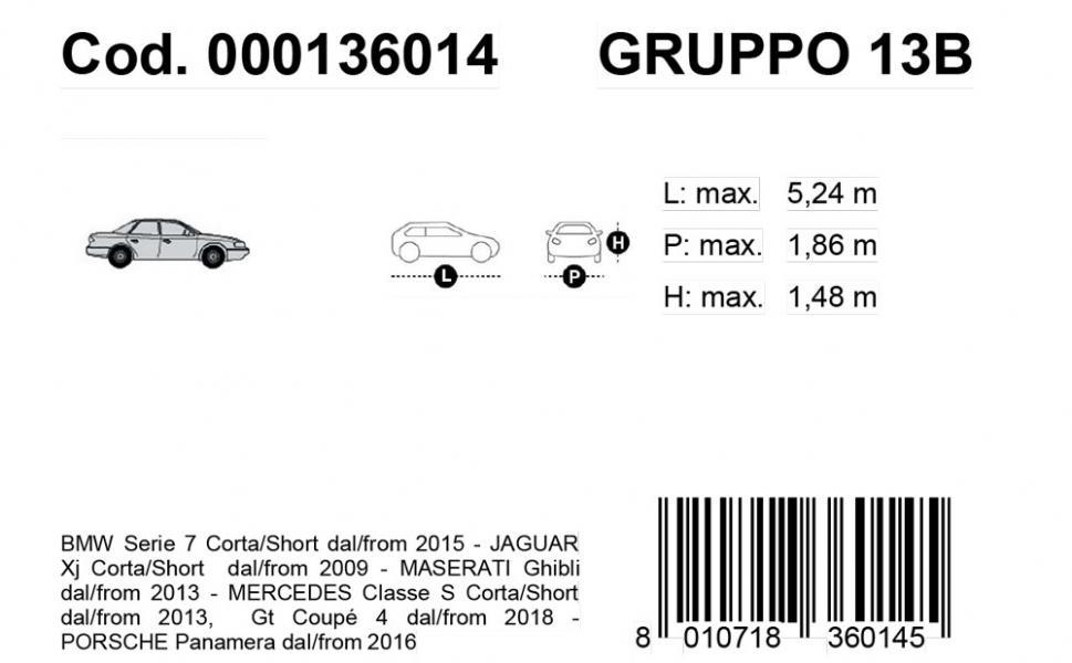 Copriauto Gabardine Car mod. 14 - immagine 3