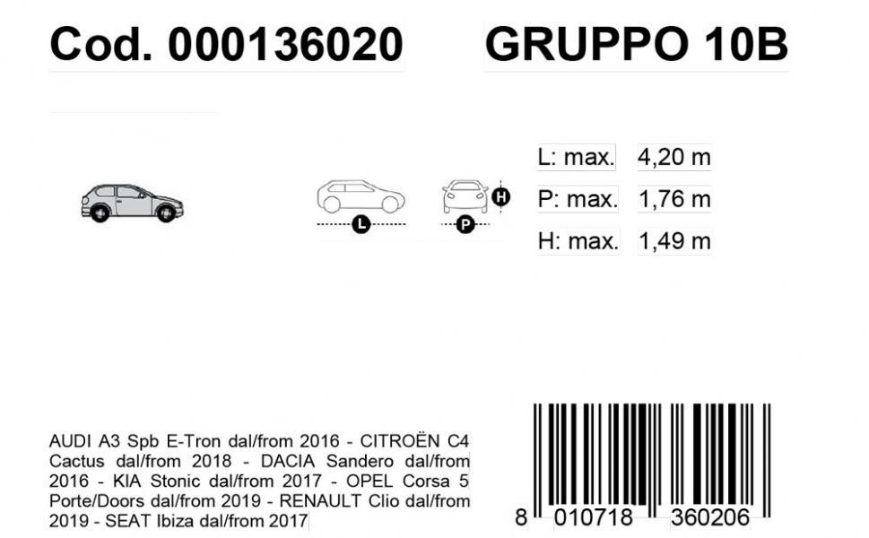 Copriauto Gabardine Car mod. 10/B - immagine 3