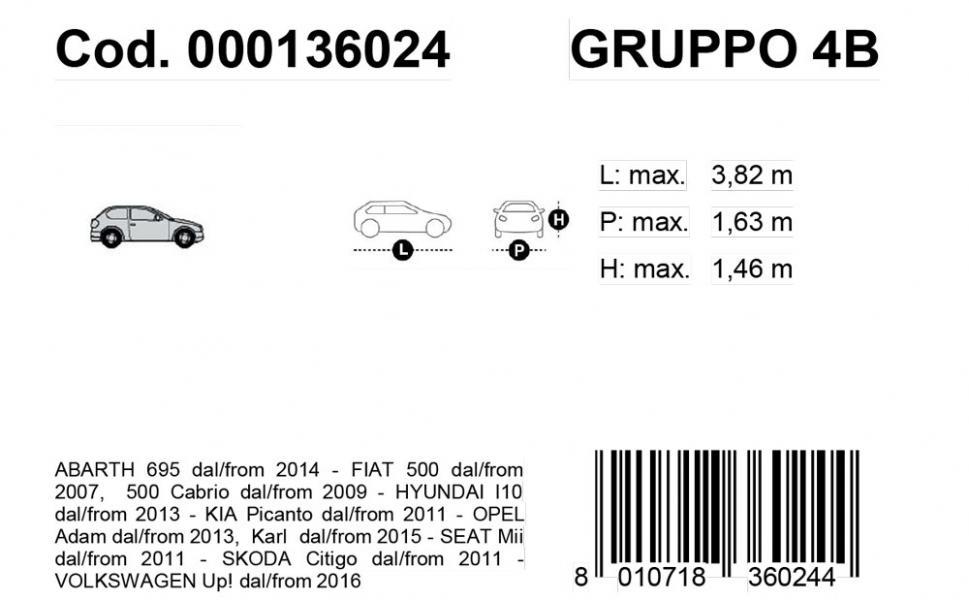 Copriauto Gabardine Car mod. 4/B - immagine 3