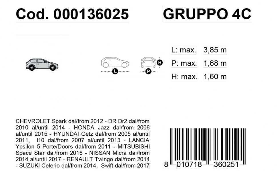 Copriauto Gabardine Car mod. 4/C - immagine 3