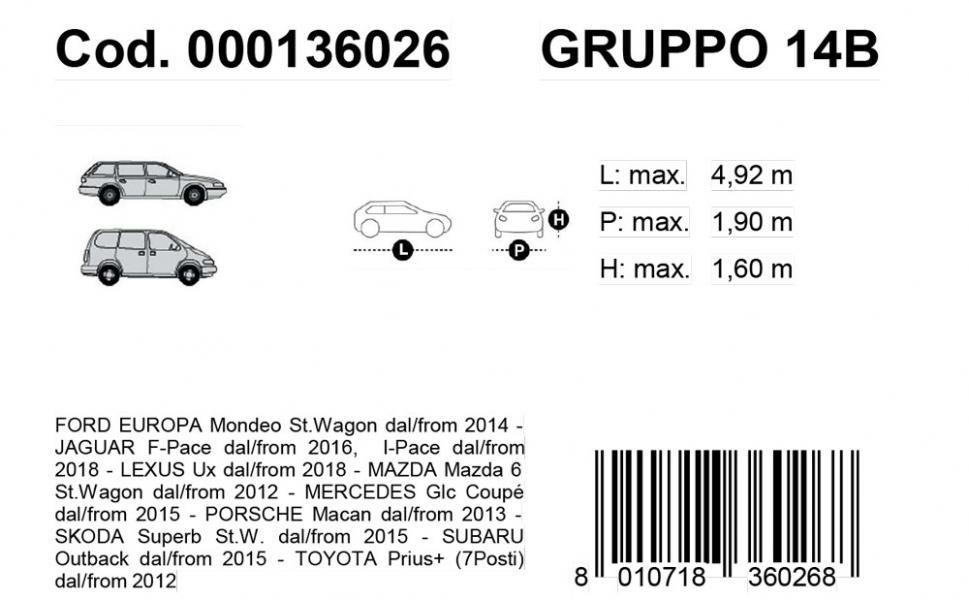 Copriauto Gabardine Car mod. 14/B - immagine 3
