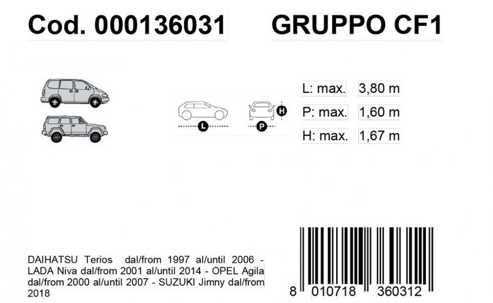 Copriauto Gabardine Car mod. VAN 1 - immagine 3