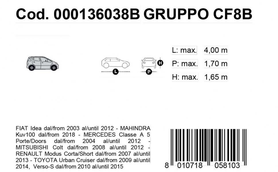Copriauto Gabardine Car mod. VAN 8B - immagine 3