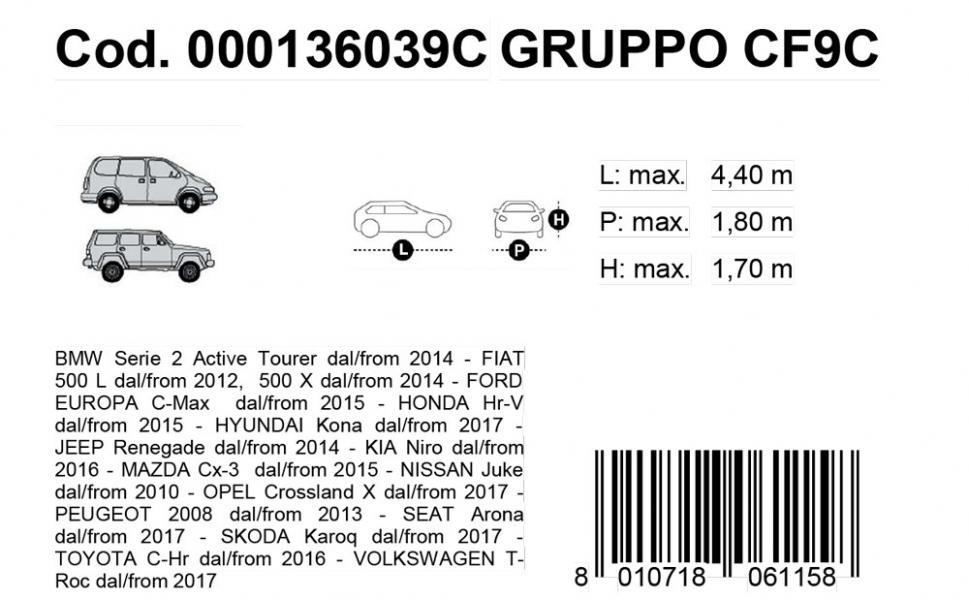 Copriauto Gabardine Car mod. VAN 9C - immagine 3