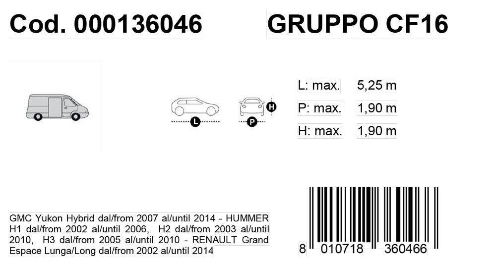 Copriauto Gabardine Car mod. VAN 16 - immagine 3