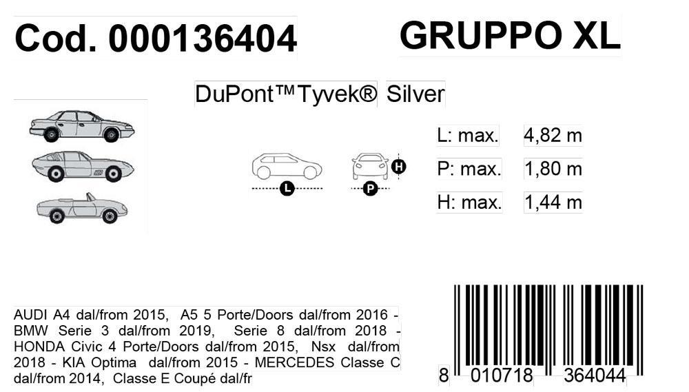 Copriauto Topcover Silver mod. XL - immagine 3