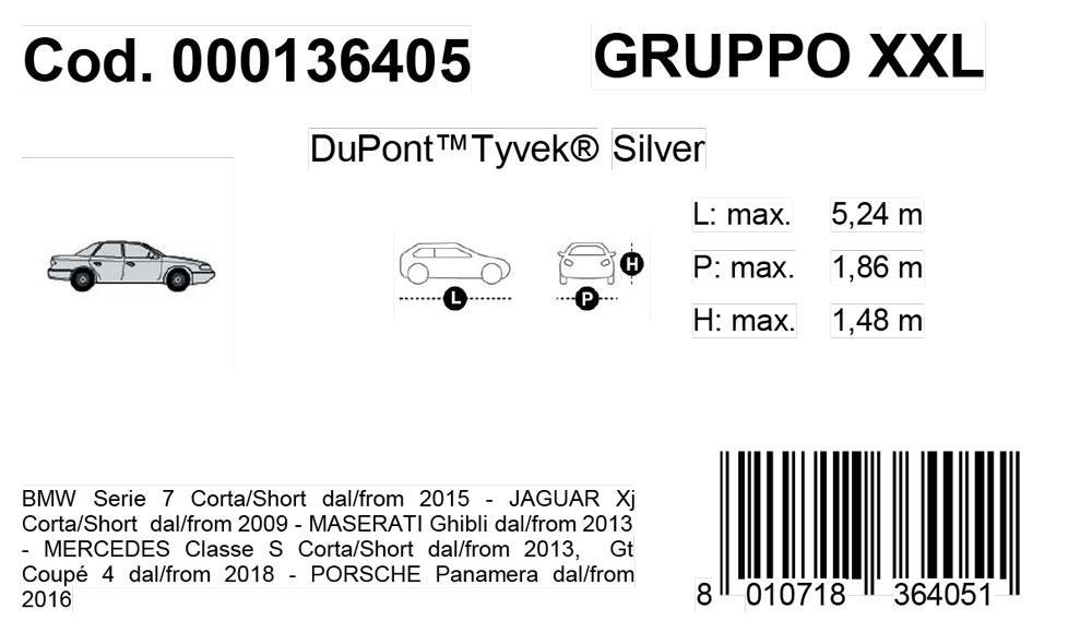 Copriauto Topcover Silver mod. XXL - immagine 3