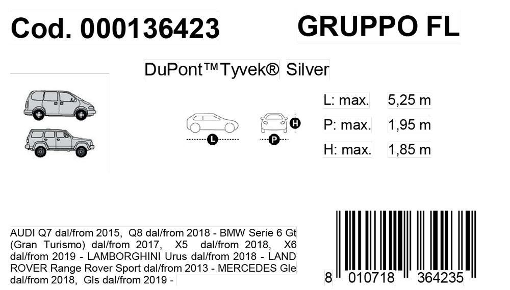 Copriauto Topcover Silver mod. FL - immagine 3
