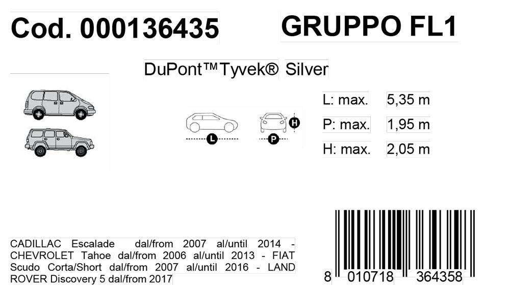 Copriauto Topcover Silver mod. FL1 - immagine 3