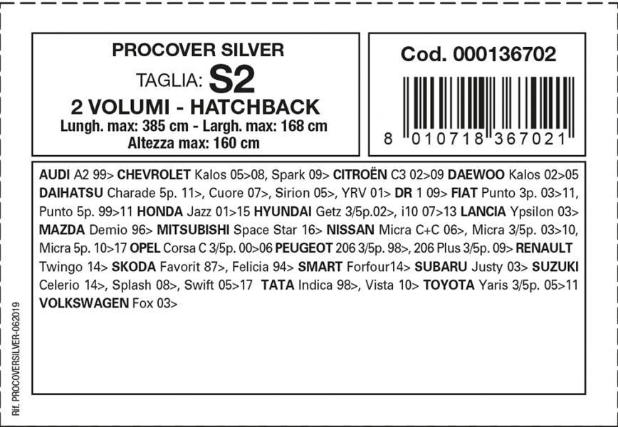 Copriauto Procover Silver mod. S2 - immagine 3