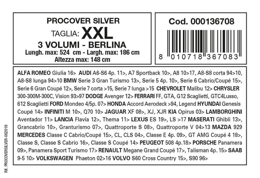 Copriauto Procover Silver mod. XXL - immagine 3