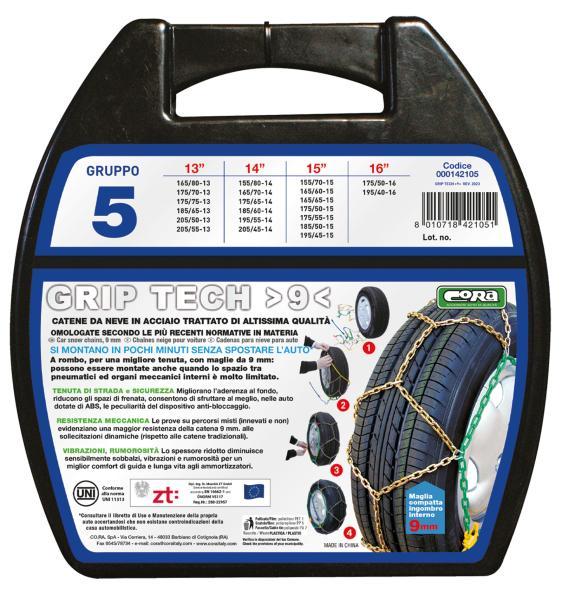 Catene neve Grip Tech 9 mm gruppo 5 - immagine 2