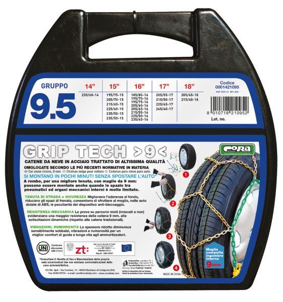 Catene neve Grip Tech 9 mm gruppo 9,5 - immagine 2