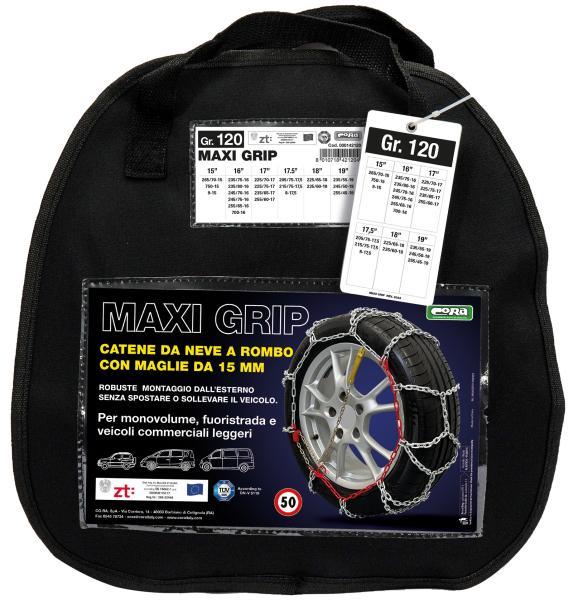 Catene neve Maxi Grip 15 mm gruppo 120 - immagine 2